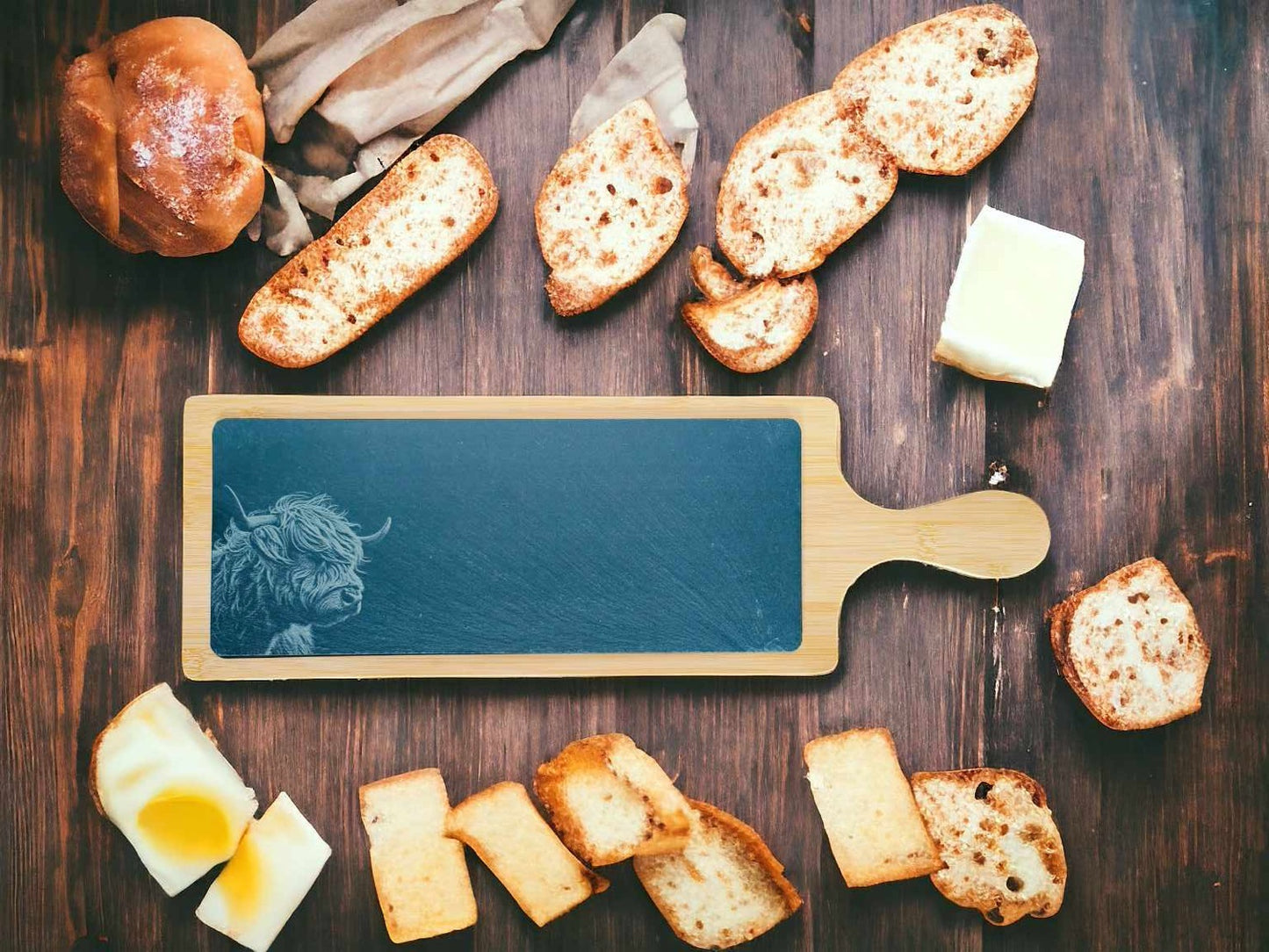 Highland cow cheeseboard